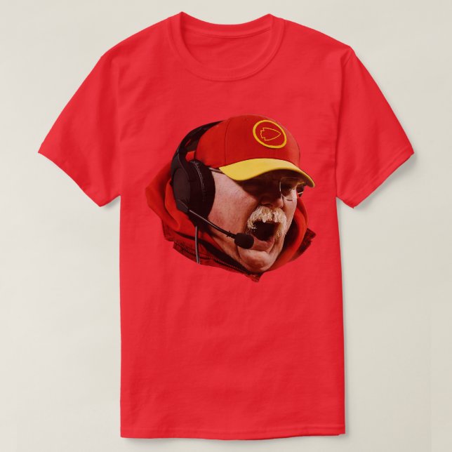 Mustache Andy Reid Chiefs TShirt 1 (Design vorne)