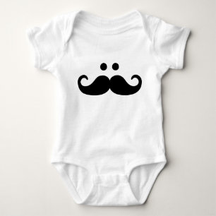 Mustache Baby Strampler