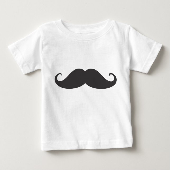 Mustache Baby T-shirt (Vorderseite)