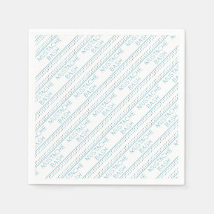 Mustache Bash Metro Serviette