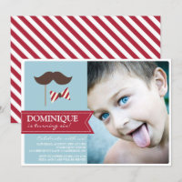 Mustache & Bow Krawatte Foto Geburtstagsparty Einl