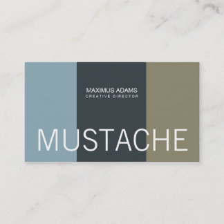 Mustache Business Cards Visitenkarte
