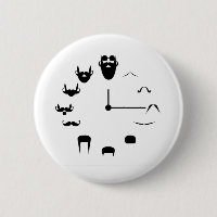 Mustache Clockface