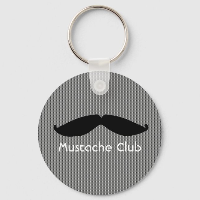 Mustache Club Schlüsselanhänger (Vorderseite)