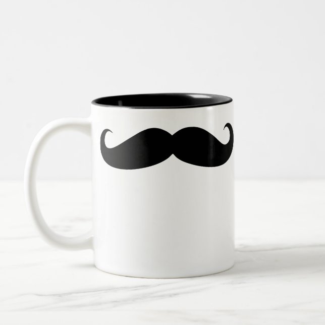Mustache Coffee Getränke Tasse (Links)