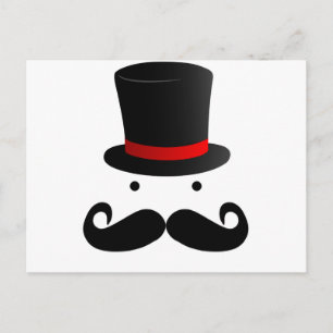 Mustache Design Postkarte