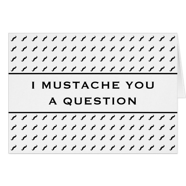 Mustache dir eine Frage-Mod Strip (Vorderseite (Horizontal))