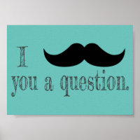 Mustache dir eine Frage