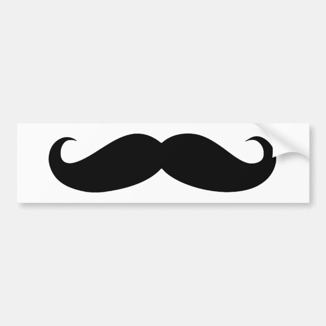Mustache Disguise Funny Autoaufkleber (Vorne)
