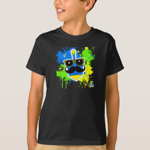 Mustache Dreidel - Dark Shirt