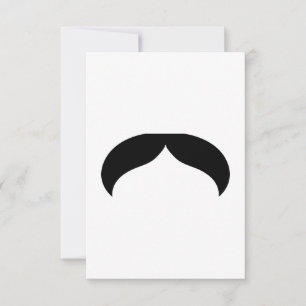 Mustache-Einladung Einladung