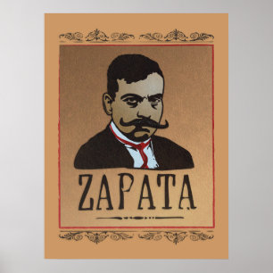 Mustache - Emiliano Zapata Poster