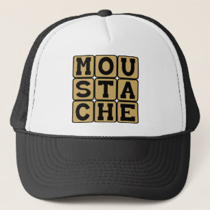 Mustache, Gesichtshaar Truckerkappe