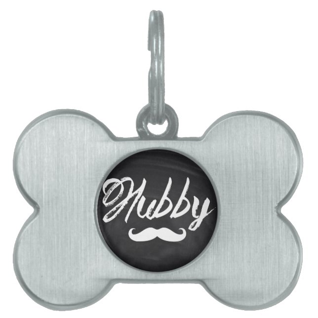 Mustache Groom Honeymoon hubby Tiermarke (Vorderseite)