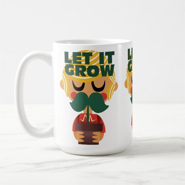 Mustache Growth Adventure Kaffeetasse (Links)