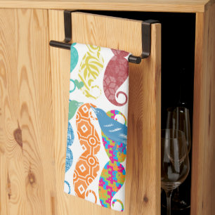 Mustache Hipster Vintag Retro Geschirrtuch