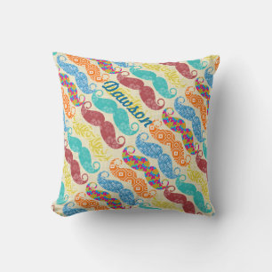 Mustache Hipster Vintag Retro Kissen