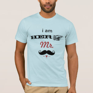 MUSTACHE Ich bin IHR Foto Props T-Shirt