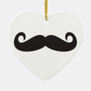 Mustache Keramikornament