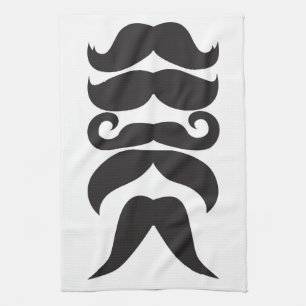 Mustache Küchentuch