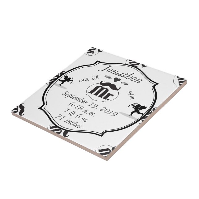 Mustache Lil Man Baby Boy Stats Fliese