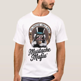 Mustache Mafia Vibes - Steampunk Tamarin T-Shirt