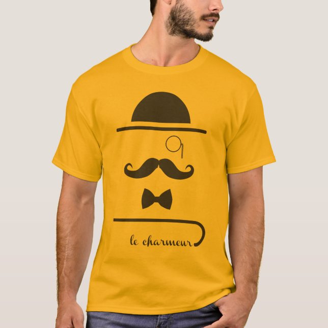 Mustache Man - le charmeur T-Shirt (Vorderseite)