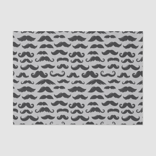Mustache Mash Tissue Seidenpapier (Vorderseite)