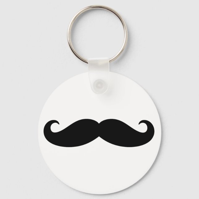 Mustache Mustache, Mustache-Design Schlüsselanhänger (Vorderseite)