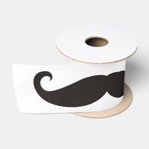 Mustache / Mustache / Schnurbart + Ihre Ideen Satinband