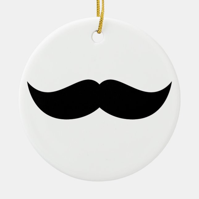 Mustache Ornament (Vorne)