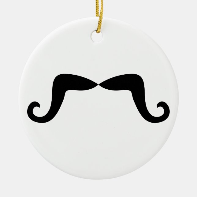 Mustache Ornament (Vorne)