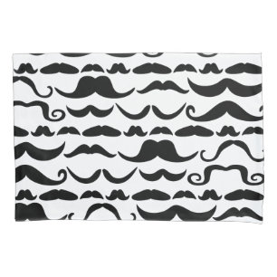 Mustache Pattern Kissenbezug