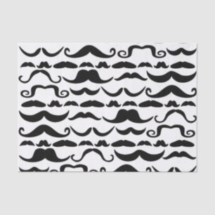 Mustache Pattern Seidenpapier