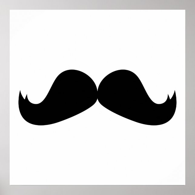Mustache Poster (Vorne)