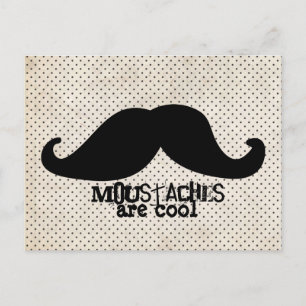 Mustache Postkarte