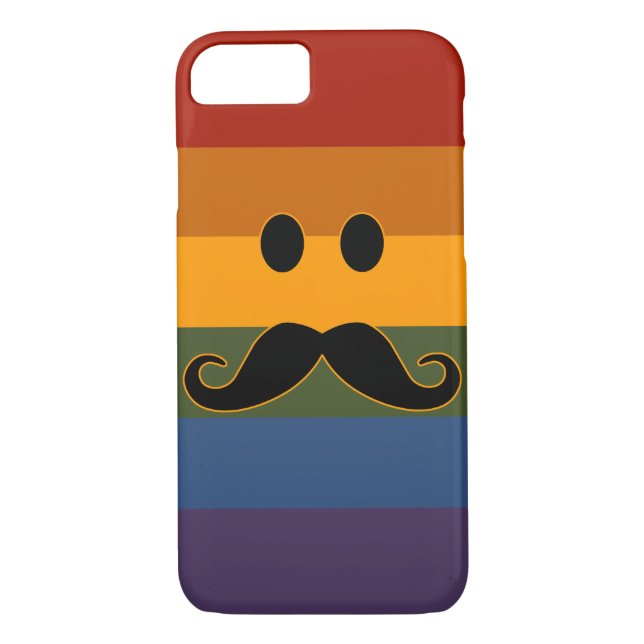 Mustache Pride Handyfälle Case-Mate iPhone Hülle (Rückseite)