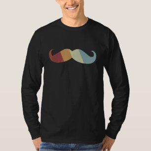 Mustache Retro Style Vintag T-Shirt