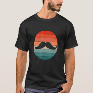 Mustache Retro Style Vintag T-Shirt