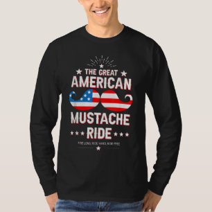 Mustache Rides Presents T-Shirt