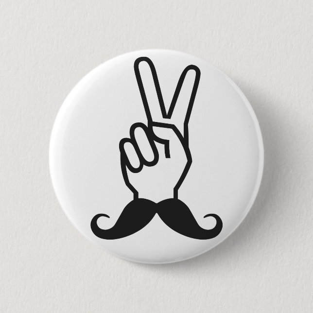 Mustache-Schaltfläche für den Sieg Button (Vorderseite)