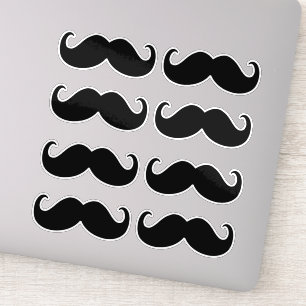 Mustache Set Prints Aufkleber