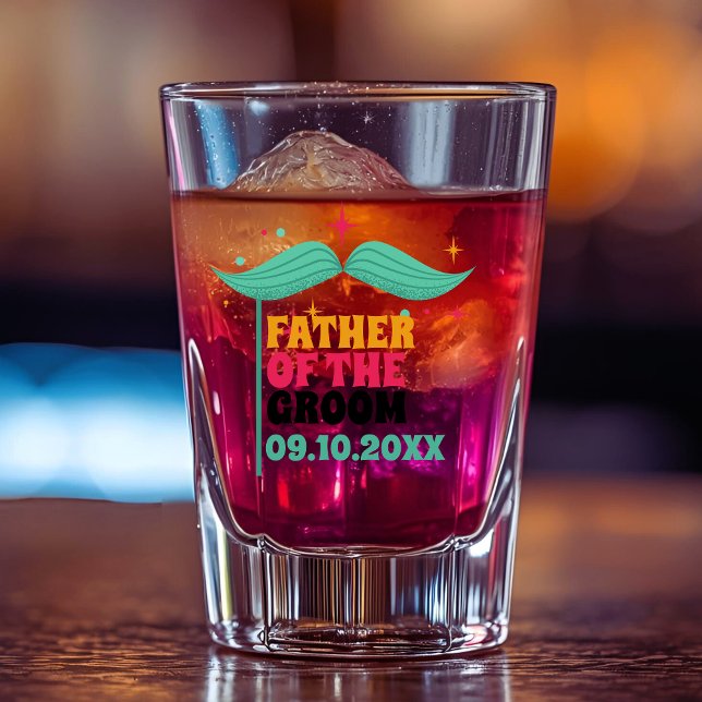 Mustache Shot Glass für den legendären Groom-Vater Schnapsglas (Von Creator hochgeladen)