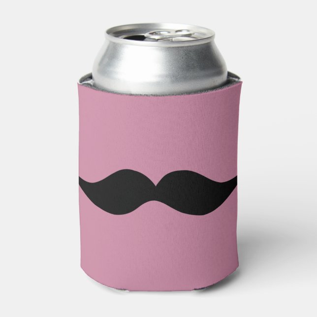 Mustache Sie für ein Bier Dosenkühler (Kanne Vorderseite)