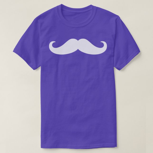 Mustache Soft Mustache Shaved Facial Classic TShir T-Shirt (Design vorne)