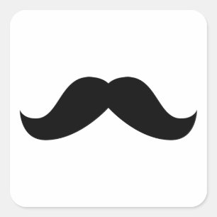 Mustache Sticker