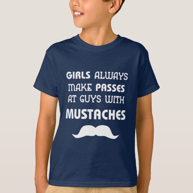 Mustache T - Shirt (Vorderseite)
