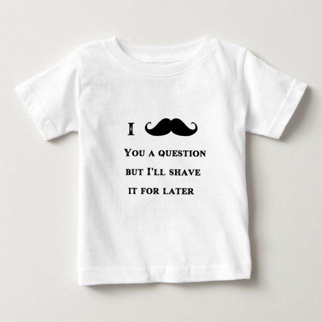 Mustache t Shirts (Vorderseite)