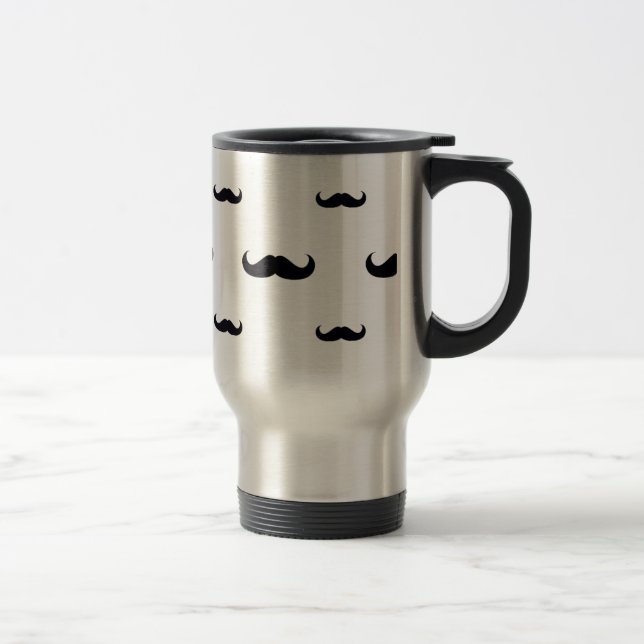 Mustache-Tasse Reisebecher (Rechts)
