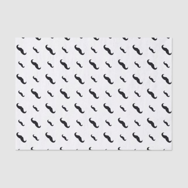 Mustache Tissue Paper Seidenpapier (Vorderseite)